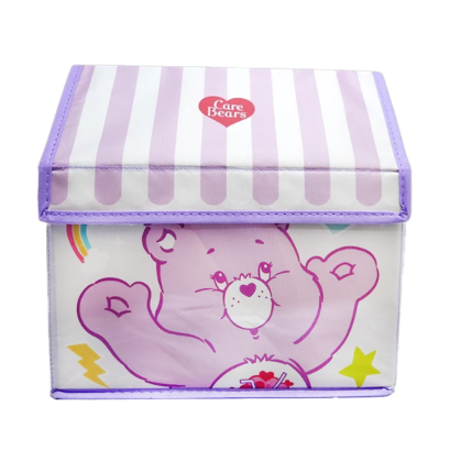 กล่องเก็บของ ขนาด 29x21x19 ซม. Care Bear สีม่วง